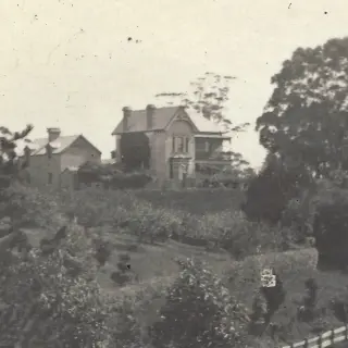 The residence in context in 1905