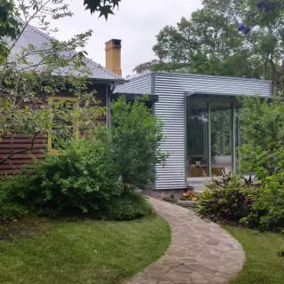 The addition is unashamedly contemporary