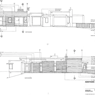 Elevations – describes materials, heights, and ground levels
