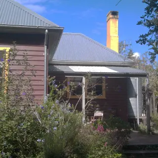The original building, prior to removal of the verandah roof addition