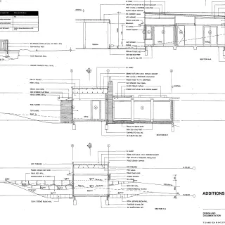 Sections – describes in broad terms structure, heights, and ground levels