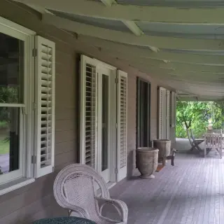 Traditional detailing of the verandah